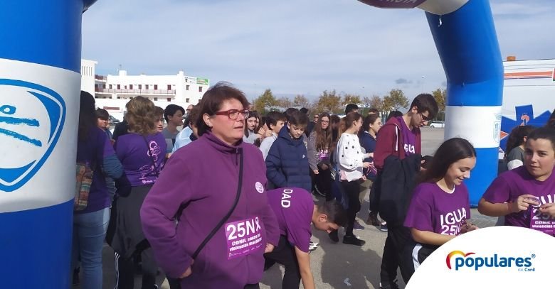 Fuensanta Ureba en el día internacional de la violencia de género 25N Conil
